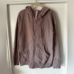Lululemon light purple zip up hoodie